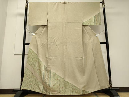 平和屋着物■訪問着　間道　暈し染め　金彩　正絹　逸品　CABD6532oy