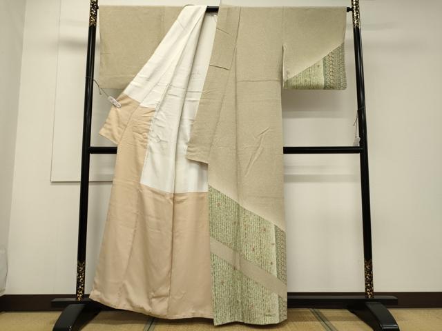 平和屋着物■訪問着　間道　暈し染め　金彩　正絹　逸品　CABD6532oy