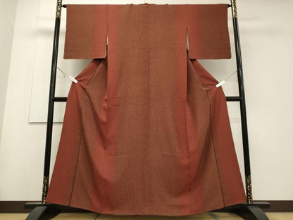 平和屋着物■上質な小紋　霞文　正絹　逸品　CABD6546oy