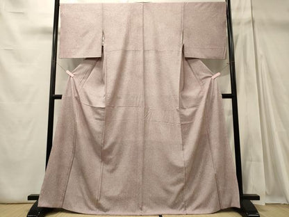 平和屋着物■上質な小紋　霞文　正絹　逸品　CABD6560oy