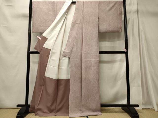 平和屋着物■上質な小紋　霞文　正絹　逸品　CABD6560oy