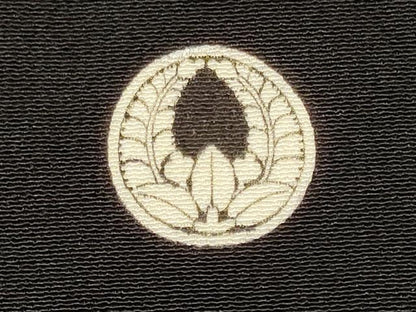 平和屋着物■豪華黒留袖 駒刺繍 桧扇花鳥松文 金彩 正絹 逸品 CABD6581oy