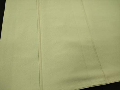 平和屋着物■上質な色無地　若菜色　正絹　逸品　未使用　CABD6585oy