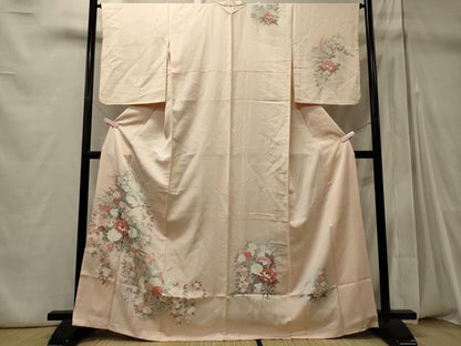 平和屋着物■訪問着　花車文　正絹　逸品　CABD6597oy
