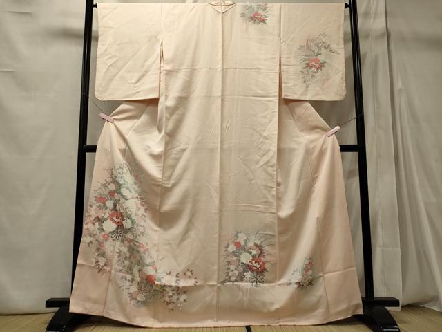 平和屋着物■訪問着　花車文　正絹　逸品　CABD6597oy