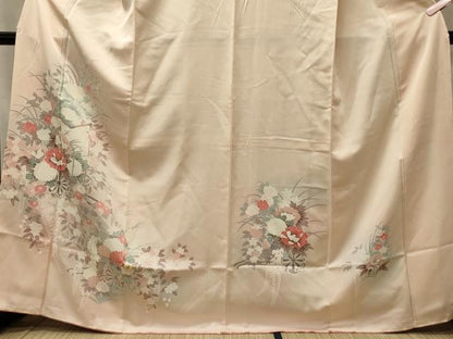 平和屋着物■訪問着　花車文　正絹　逸品　CABD6597oy