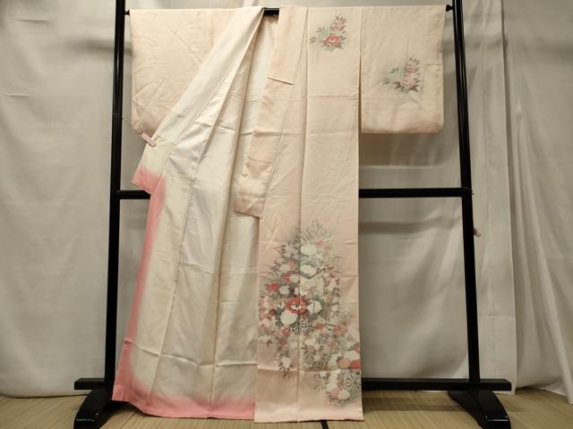 平和屋着物■訪問着　花車文　正絹　逸品　CABD6597oy