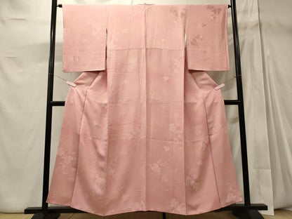 平和屋着物■上質な小紋　蔦の葉地紋　暈し染め　正絹　逸品　CABD6625oy