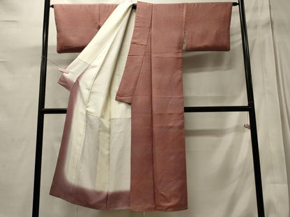 平和屋着物■上質な小紋　作家物　本草木ぞめ　霞文　暈し染め　正絹　逸品　CABD6646oy