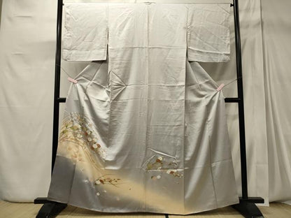 平和屋着物■訪問着　花筏　暈し染め　金彩　正絹　逸品　CABD6650oy