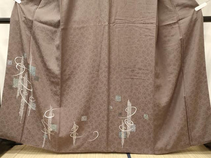 平和屋着物■訪問着 幾何学文 正絹 逸品 CABD6673oy