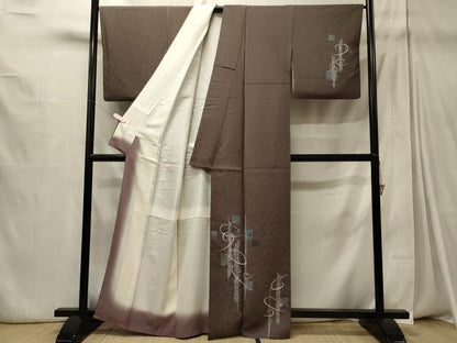 平和屋着物■訪問着 幾何学文 正絹 逸品 CABD6673oy