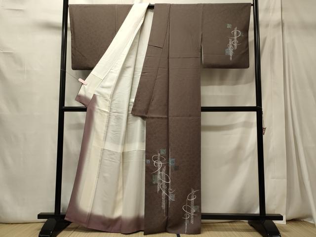 平和屋着物■訪問着 幾何学文 正絹 逸品 CABD6673oy