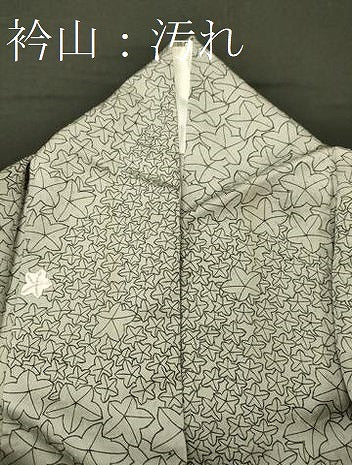 平和屋着物■上質な小紋 刺繍 花尽くし 金銀糸 正絹 逸品 CABD6677oy