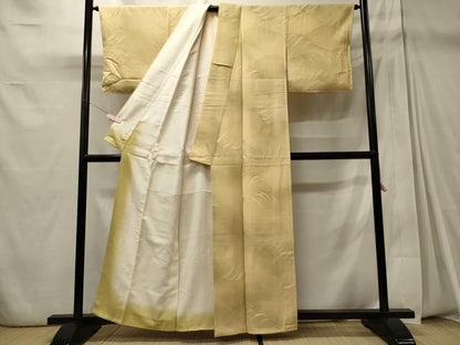 平和屋着物■上質な小紋 流線地紋 暈し染め 正絹 逸品 未使用 CABD6690oy