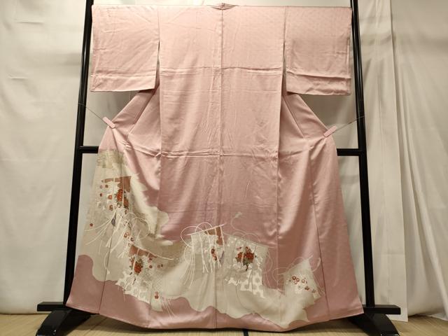 平和屋着物■豪華色留袖 几帳花文 金彩 正絹 逸品 CABD6701oy