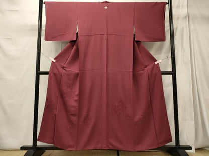 平和屋着物■中国三大刺繍　スワトウ刺繍　相良刺繍　総刺繍　豪華色留袖　正倉院花文　浅蘇芳色　正絹　逸品　CABD6719oy