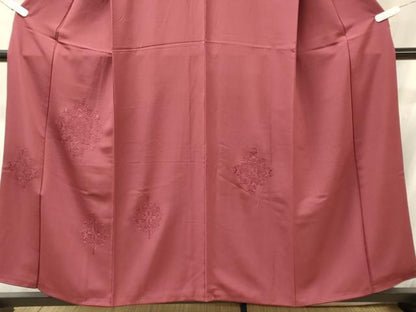 平和屋着物■中国三大刺繍　スワトウ刺繍　相良刺繍　総刺繍　豪華色留袖　正倉院花文　浅蘇芳色　正絹　逸品　CABD6719oy