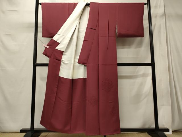 平和屋着物■中国三大刺繍　スワトウ刺繍　相良刺繍　総刺繍　豪華色留袖　正倉院花文　浅蘇芳色　正絹　逸品　CABD6719oy