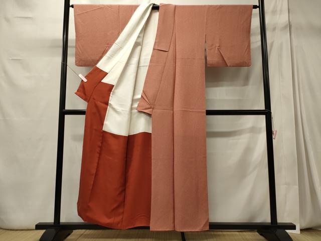 平和屋着物■江戸小紋 作家物 文字文 正絹 逸品 CABD6724oy