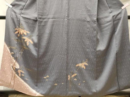 平和屋着物■訪問着 枝葉文 金彩 正絹 逸品 CABD6737oy