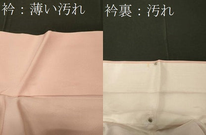 平和屋着物■色留訪問着　御所車花文　金糸　正絹　逸品　CABD6753oy