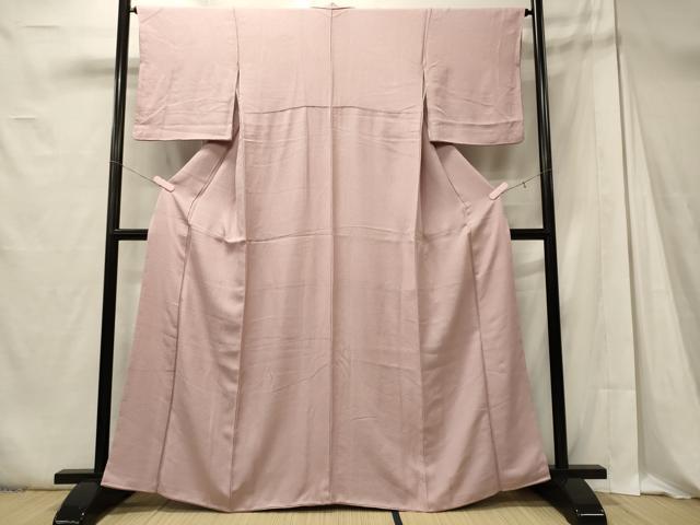 平和屋着物■上質な色無地 石竹色 正絹 逸品 CABD6769oy