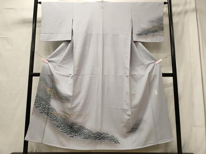 平和屋着物■訪問着 作家物 笠松文 良寛 暈し染め 金彩 正絹 逸品 CABD6771oy