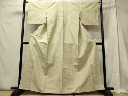 平和屋着物■上質な紬　雲取り文　正絹　逸品　CABD6777oy