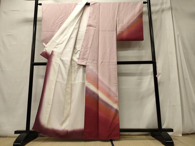 平和屋着物■訪問着 霞文 金銀彩 正絹 逸品 CABD6783oy