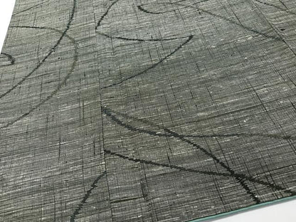 平和屋着物■上質な紬 幾何学文様 正絹 逸品 未使用 CABD6813xe