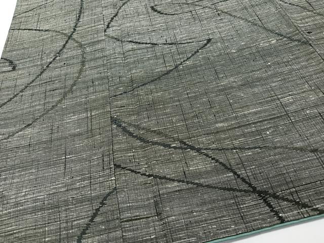 平和屋着物■上質な紬 幾何学文様 正絹 逸品 未使用 CABD6813xe