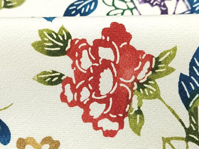 平和屋着物■上質な小紋 地紙花蝶文 正絹 逸品 CABD6822xe