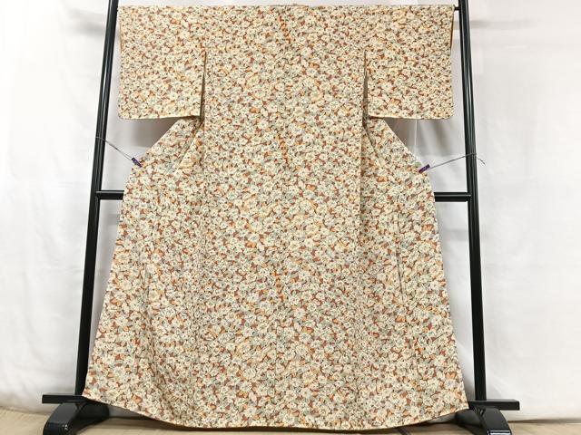 平和屋着物■上質な小紋 辻が花 正絹 逸品 CABD6835xe