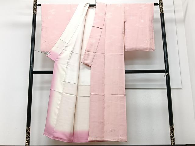 平和屋着物■上質な色無地 虹色 正絹 逸品 CABD6927xe