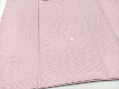 平和屋着物■上質な小紋 舞花文 金糸 正絹 逸品 CABD6941xe