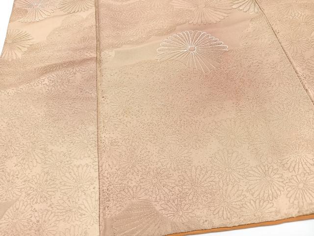平和屋着物■上質な小紋 地紋起こし 舞菊文 暈し染め 正絹 逸品 CABD6942xe