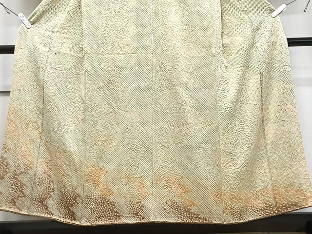 平和屋着物■訪問着 総絞り 霞文 正絹 逸品 CABD6966xe