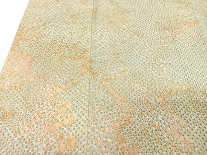 平和屋着物■訪問着 総絞り 霞文 正絹 逸品 CABD6966xe
