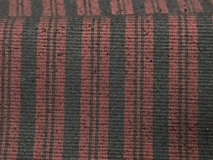 平和屋着物■上質な紬　縞　正絹　逸品　CABD6972xe