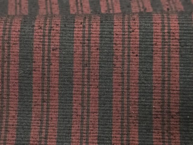 平和屋着物■上質な紬　縞　正絹　逸品　CABD6972xe