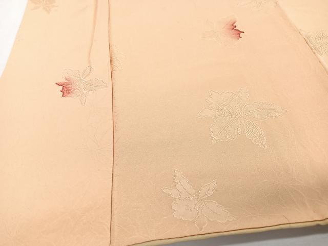 平和屋着物■訪問着 地紋起こし 舞葉文 正絹 逸品 CABD6975xe