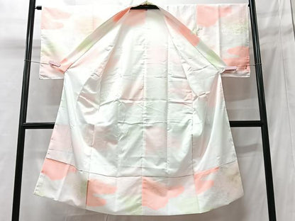 平和屋着物■長襦袢　袷　溢れ松葉文　洗える着物　CABD7095xe