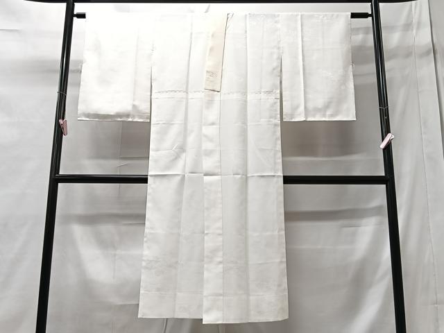 平和屋着物■長襦袢　無双仕立て　芝草花地紋　洗える着物　CABD7098xe