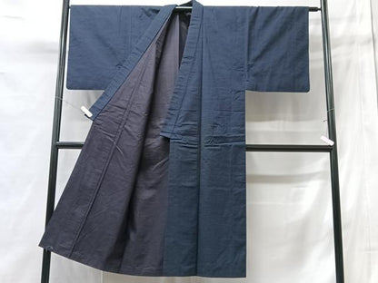 平和屋着物■男性　紬　アンサンブル　正絹　逸品　CABD7106xe