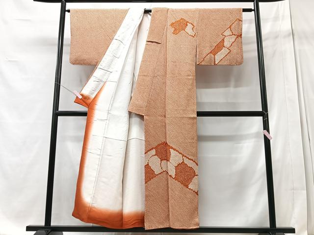 平和屋着物■訪問着 総絞り 青海波 正絹 逸品 CABD7121xe