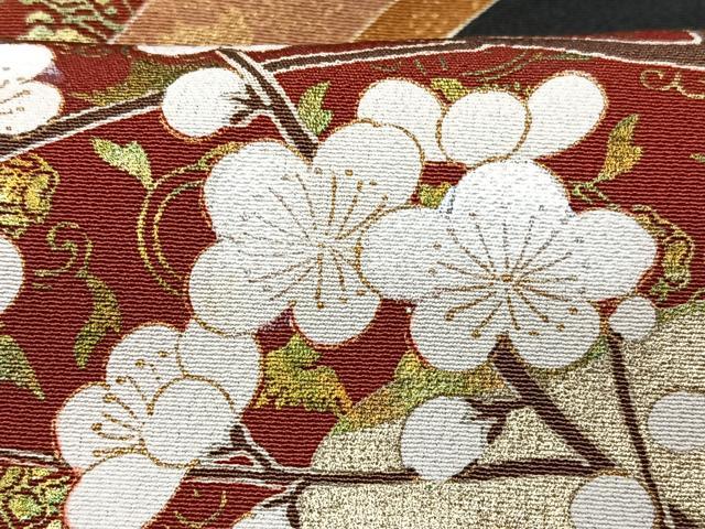 平和屋着物■豪華黒留袖 作家物 駒刺繍 流水地紙花鳥文 正絹 逸品 CABD7151xe