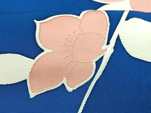 平和屋着物■上質な小紋 枝花文 正絹 逸品 CABD7152xe