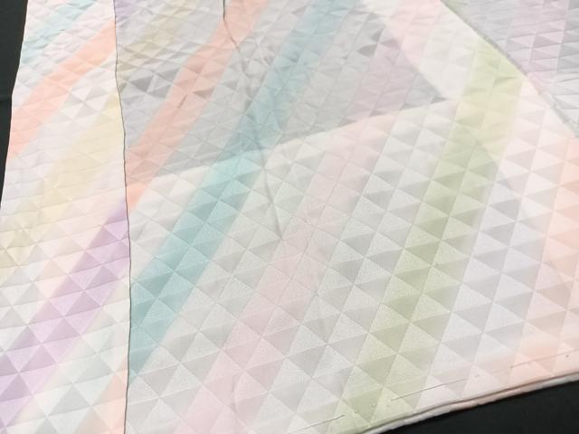 平和屋着物■長襦袢 無双仕立て 霞文 暈し染め 正絹 逸品 CABD7156xe