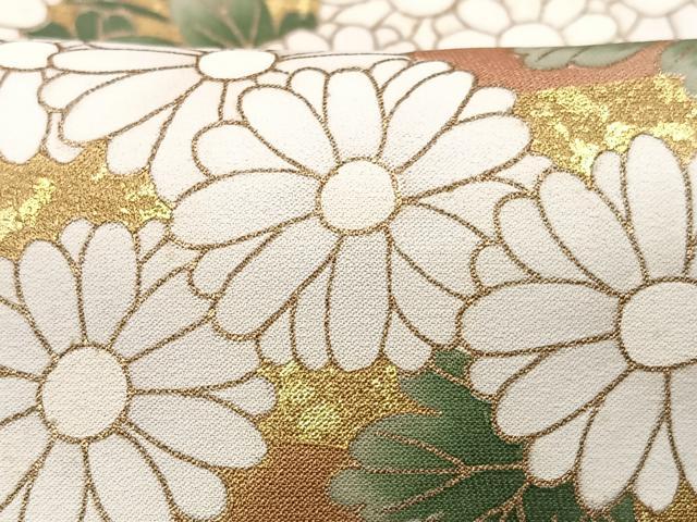 平和屋着物■豪華色留袖 草花文 金彩 正絹 逸品 CABD7176xe